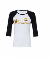 Fall Flowers Women's Baby Rib 3/4 Sleeve